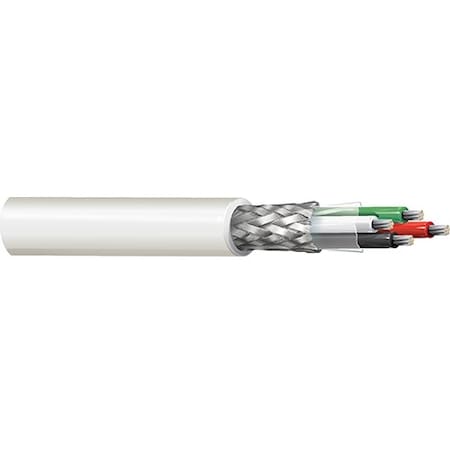 Belden Multi-Conductor Cable, TNC, 16 AWG, 2 C, White, PVC, Stranded, 600V AC, Indoor, 1000 ft 9952 0091000